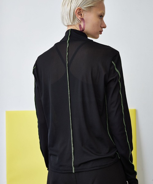 casane(カサネ)の「シアーピンタックトップス(その他トップス・レディース・ブラック/ベージュ/グリーン・FREE)」の14枚目の写真