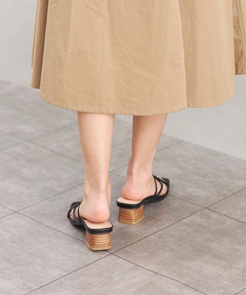 Fabby fabby（ファビィーファビィー）の「コードバックストラップサンダル（サンダル・レディース・ブラック/オフホワイト/ライトグリーン・SS/SMALL/MEDIUM/LARGE）」の7枚目の写真