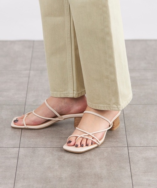 Fabby fabby（ファビィーファビィー）の「コードバックストラップサンダル（サンダル・レディース・ブラック/オフホワイト/ライトグリーン・SS/SMALL/MEDIUM/LARGE）」の10枚目の写真