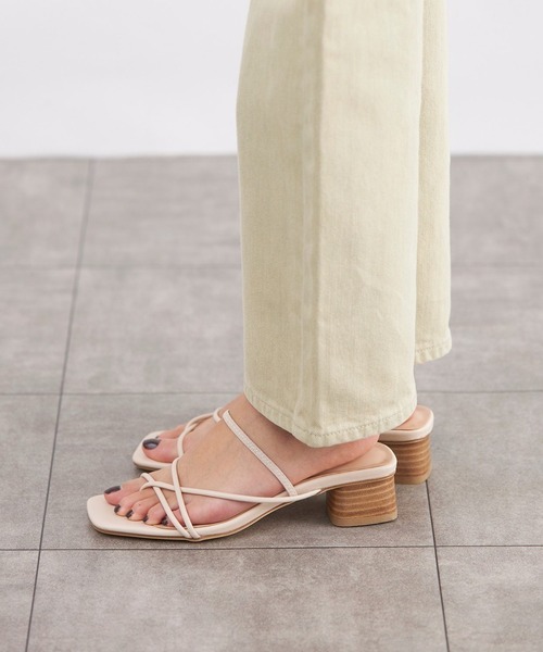 Fabby fabby（ファビィーファビィー）の「コードバックストラップサンダル（サンダル・レディース・ブラック/オフホワイト/ライトグリーン・SS/SMALL/MEDIUM/LARGE）」の15枚目の写真