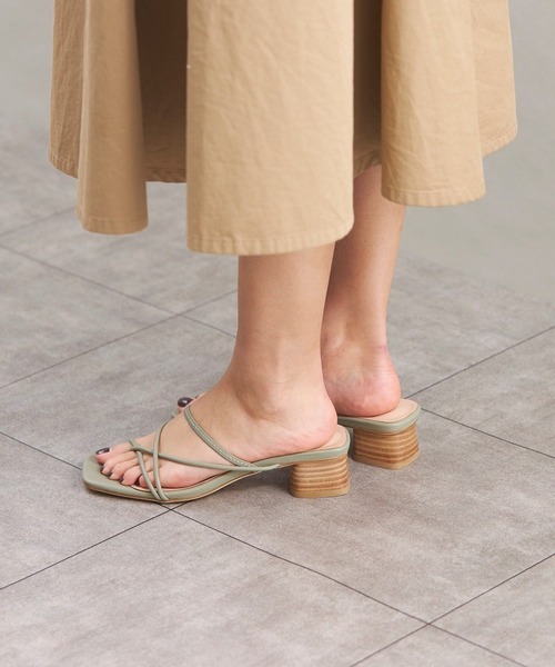 Fabby fabby（ファビィーファビィー）の「コードバックストラップサンダル（サンダル・レディース・ブラック/オフホワイト/ライトグリーン・SS/SMALL/MEDIUM/LARGE）」の19枚目の写真