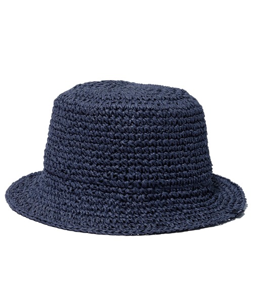 XLARGE(エクストララージ)の「KNITTED PAPER BUCKET HAT(ハット・メンズ・ブラック/ベージュ/ネイビー・M/L)」の1枚目の写真