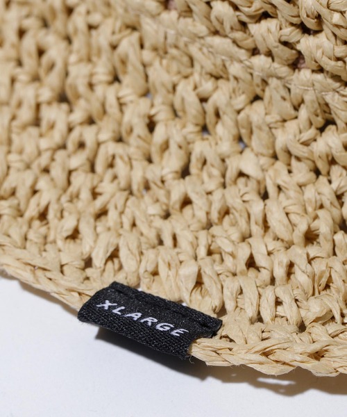 XLARGE(エクストララージ)の「KNITTED PAPER BUCKET HAT(ハット・メンズ・ブラック/ベージュ/ネイビー・M/L)」の5枚目の写真