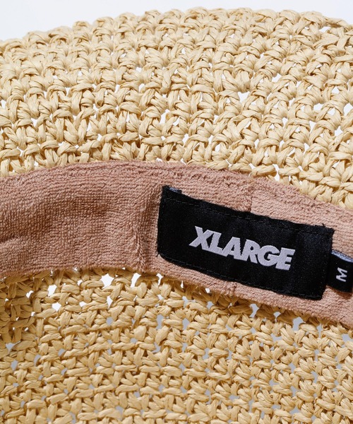 XLARGE(エクストララージ)の「KNITTED PAPER BUCKET HAT(ハット・メンズ・ブラック/ベージュ/ネイビー・M/L)」の6枚目の写真