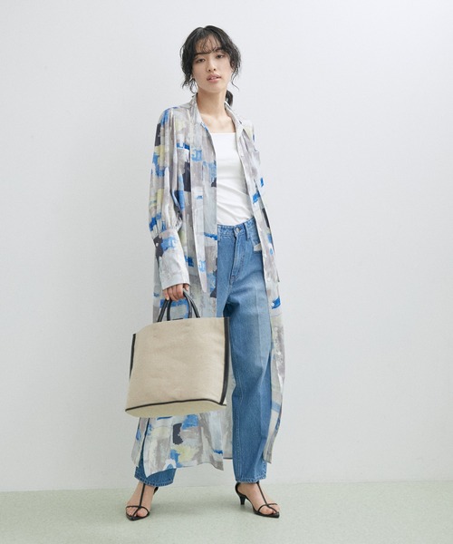 ADAM ET ROPE'（アダムエロペ）の「【サステナブル】フェイクレザーコンビトート（トートバッグ・レディース・キャメル/ブラック系その他/ブラック・FREE）」の19枚目の写真