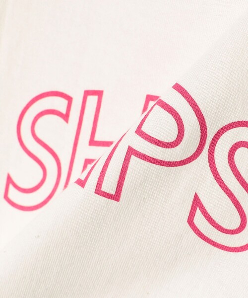 SHIPS(シップス)の「【WEB限定】 SHIPS ラウンド プリント ロゴ TEE(Tシャツ/カットソー・レディース・ホワイト/ブラック/ライトホワイト/ネイビー/ダークブルー/ブラック系/シルバーグレー/ホワイト系/ブラック系1/ライトグレー/ライトブルー/ピンク/ブルー系/ブラウン・SMALL/MEDIUM/LARGE)」の21枚目の写真