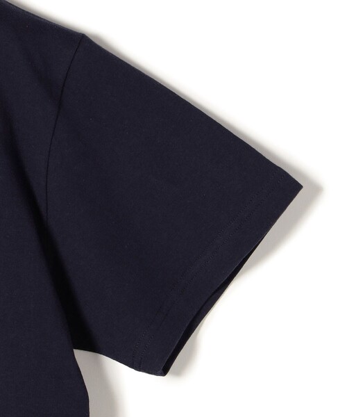 SHIPS（シップス）の「《一部追加》【WEB限定】 SHIPS ラウンド プリント ロゴ TEE（Tシャツ/カットソー・レディース・ホワイト/ブラック/ライトホワイト/ネイビー/ダークブルー/ブラック系/シルバーグレー/ホワイト系/ブラック系1/ライトグレー/ライトブルー/ピンク/ブルー系/ブラウン・SMALL/MEDIUM/LARGE）」の18枚目の写真