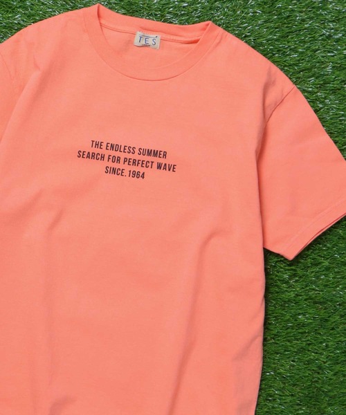 The Endless Summer（エンドレスサマー）の「TES CALIFORNIA LIFE T-SHIRT / Tシャツ（Tシャツ/カットソー・メンズ・ホワイト/サーモンピンク/ベージュ・SMALL/MEDIUM/LARGE/X-LARGE）」の9枚目の写真