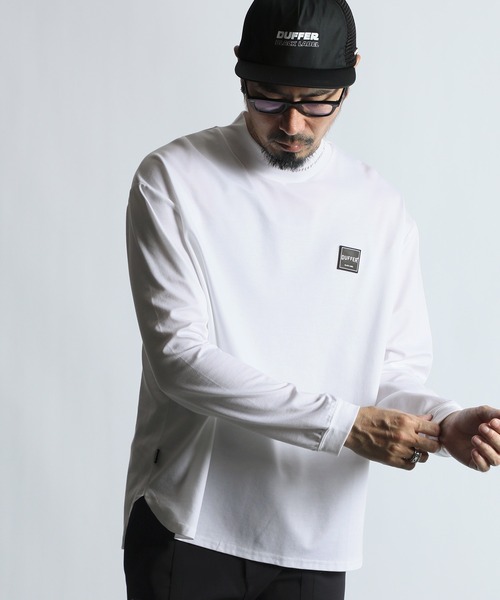メンズウェア #DOT AIR S/S MOCK NECK TEE OBSIDIAN(オブシディアン)｜【MEN】RECYCLED MESH MOCK NECK T