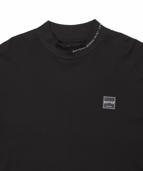 The DUFFER of ST.GEORGE(ザダファーオブセントジョージ)の「〔BLACK LABEL〕"A-PACK" L/SL MOCKNECK TEE :接触冷感 長袖モックネック Tシャツ ロンTEE(Tシャツ/カットソー・メンズ・ブラック/ホワイト・X-LARGE/LARGE/MEDIUM)」の14枚目の写真