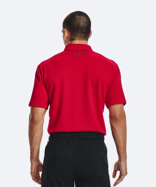 UNDER ARMOUR(アンダーアーマー)の「UAテック ポロ(ゴルフ/メンズ)(ポロシャツ・メンズ・レッド・S/M/3XL/L/XXL/XL)」の2枚目の写真