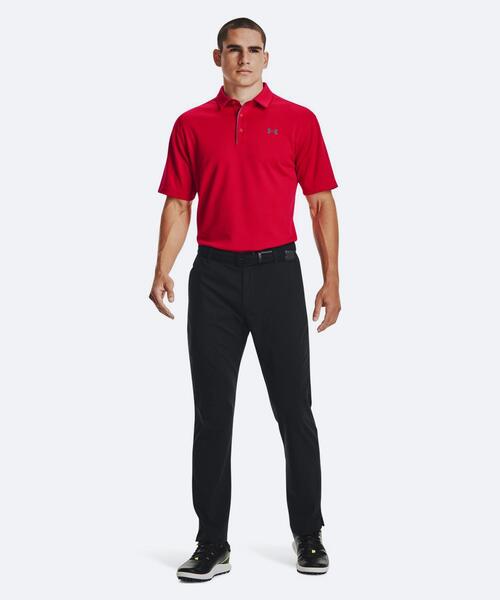 UNDER ARMOUR(アンダーアーマー)の「UAテック ポロ(ゴルフ/メンズ)(ポロシャツ・メンズ・レッド・S/M/3XL/L/XXL/XL)」の3枚目の写真
