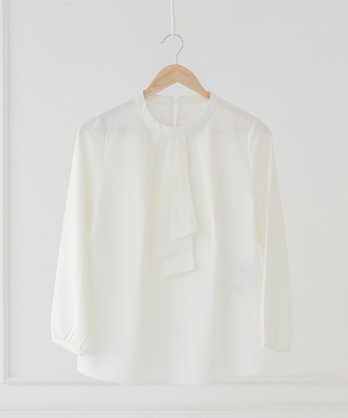 CARETTE（カレット）の「ボウタイ付きブラウス（シャツ/ブラウス・レディース・ホワイト・MEDIUM/SMALL/LARGE）」の16枚目の写真