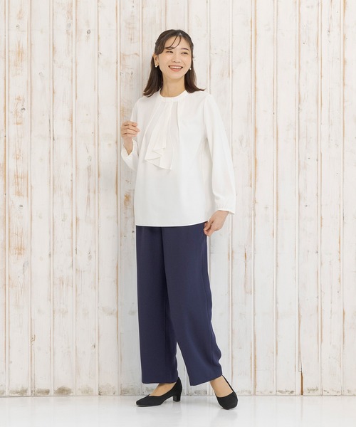 CARETTE（カレット）の「ボウタイ付きブラウス（シャツ/ブラウス・レディース・ホワイト・MEDIUM/SMALL/LARGE）」の21枚目の写真