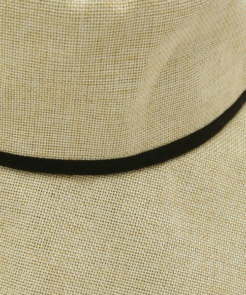 VIS（ビス）の「【UVカット・抗菌防臭】ポリジュートつば広ハット（ハット・レディース・ベージュ系その他/ベージュ・FREE）」の5枚目の写真