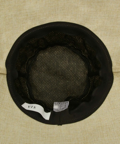 VIS（ビス）の「【UVカット・抗菌防臭】ポリジュートつば広ハット（ハット・レディース・ベージュ系その他/ベージュ・FREE）」の3枚目の写真