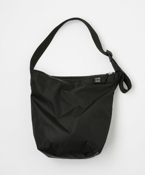 Y'S VINTAGE NYLON POUCH 黒 ナイロン エコバッグ パウチ Y'S LOGO STITCH NYLON SHOPPING BAG(FREE SIZE Black): Y's