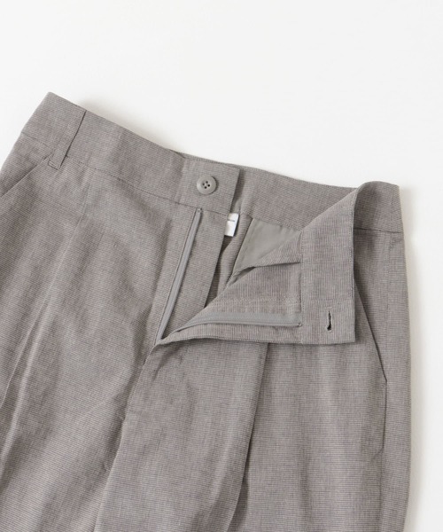 URBAN RESEARCH DOORS（アーバンリサーチドアーズ）の「コットンリネントラウザー（その他パンツ・レディース・ブラウン/ネイビー・MEDIUM/SMALL）」の21枚目の写真