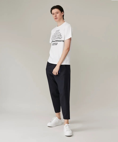 WHITE MOUNTAINEERING(ホワイトマウンテニアリング)の「【White Mountaineering/ホワイトマウンテニアリング】TROPICAL T/W BELTED PANTS(その他パンツ・メンズ・ネイビー・0)」の5枚目の写真