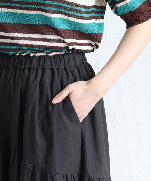 cepo(セポ)の「エンシュク加工ガウチョパンツ(その他パンツ・レディース・チャコール/オリーブ・M)」の15枚目の写真