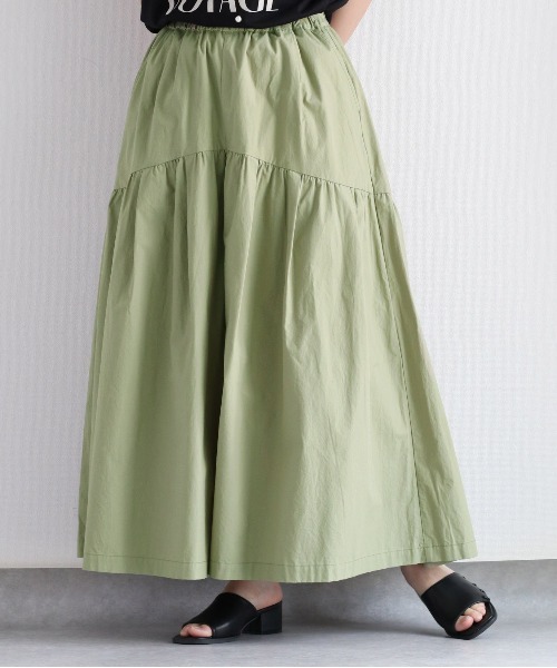 cepo(セポ)の「エンシュク加工ガウチョパンツ(その他パンツ・レディース・チャコール/オリーブ・M)」の19枚目の写真
