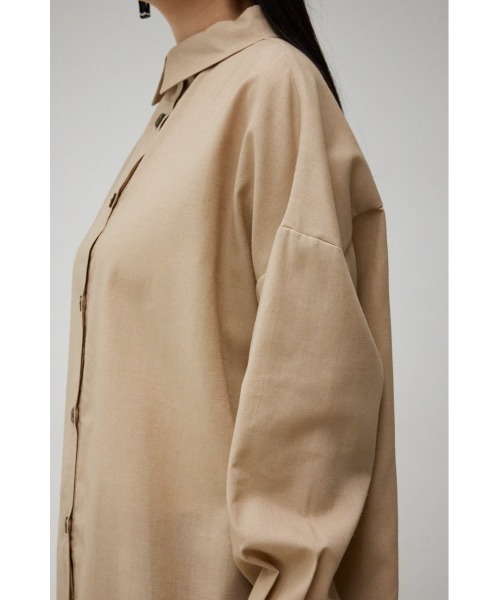 AZUL by moussy(アズールバイマウジー)の「BACK GATHER SHIRT/バックギャザーシャツ(シャツ/ブラウス・レディース・ベージュ/オフホワイト/ブルー・SMALL/MEDIUM)」の20枚目の写真