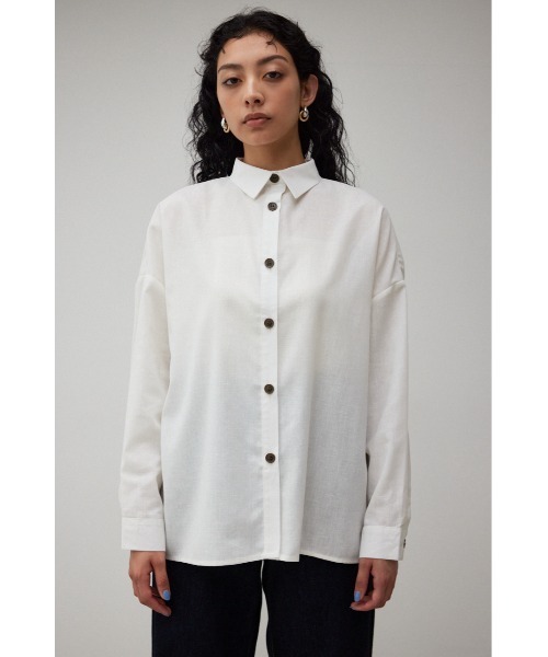 トップス WAIST GATHER SHIRT Alexander Wang T Long sleeve shirt dress with waist gathers
