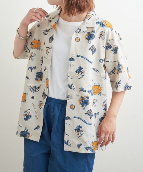 [美品] ノースフェイス ショートスリーブアロハベントシャツ XL 公式・アウトレット】ショートスリーブアロハベントシャツ