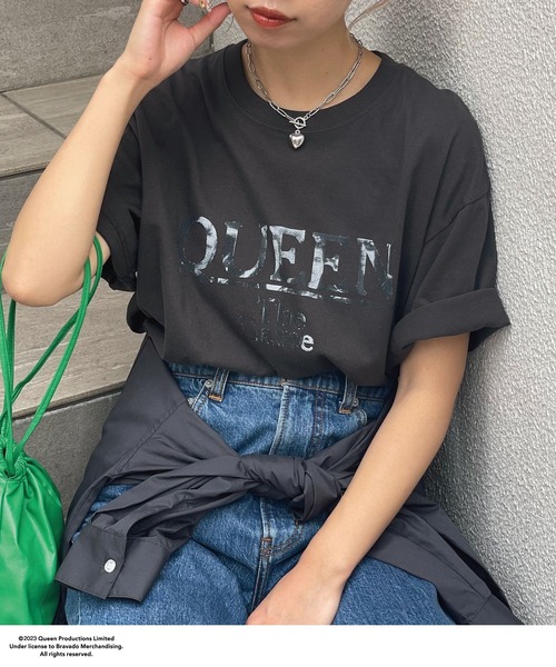 CIAOPANIC（チャオパニック）の「ヴィンテージ加工ロックTシャツ（Tシャツ/カットソー・レディース・ホワイト/ホワイト系その他/チャコールグレー/ホワイト系その他2/グレー系その他/グレー系その他2/グレー系その他3/ホワイト系その他3・FREE/LARGE）」の8枚目の写真