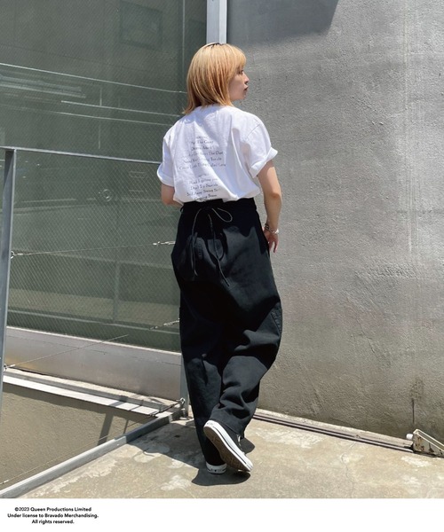 CIAOPANIC（チャオパニック）の「ヴィンテージ加工ロックTシャツ（Tシャツ/カットソー・レディース・ホワイト/ホワイト系その他/チャコールグレー/ホワイト系その他2/グレー系その他/グレー系その他2/グレー系その他3/ホワイト系その他3・FREE/LARGE）」の11枚目の写真