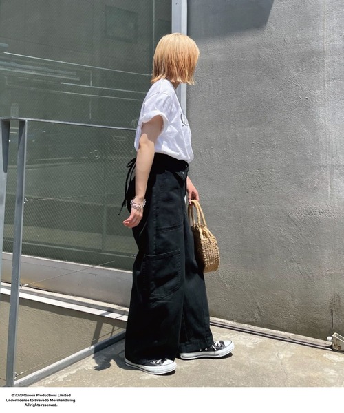 CIAOPANIC（チャオパニック）の「ヴィンテージ加工ロックTシャツ（Tシャツ/カットソー・レディース・ホワイト/ホワイト系その他/チャコールグレー/ホワイト系その他2/グレー系その他/グレー系その他2/グレー系その他3/ホワイト系その他3・FREE/LARGE）」の10枚目の写真