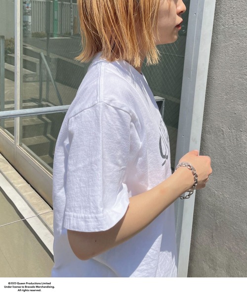 CIAOPANIC（チャオパニック）の「ヴィンテージ加工ロックTシャツ（Tシャツ/カットソー・レディース・ホワイト/ホワイト系その他/チャコールグレー/ホワイト系その他2/グレー系その他/グレー系その他2/グレー系その他3/ホワイト系その他3・FREE/LARGE）」の21枚目の写真