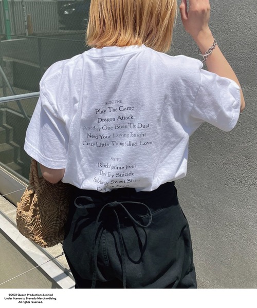 CIAOPANIC（チャオパニック）の「ヴィンテージ加工ロックTシャツ（Tシャツ/カットソー・レディース・ホワイト/ホワイト系その他/チャコールグレー/ホワイト系その他2/グレー系その他/グレー系その他2/グレー系その他3/ホワイト系その他3・FREE/LARGE）」の12枚目の写真