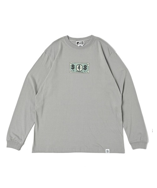 NOTHINKER(ノーシンカー)の「My Lure _long T-shirt(Tシャツ/カットソー・メンズ・グレー/ブラック・LARGE/X-LARGE/MEDIUM)」の1枚目の写真