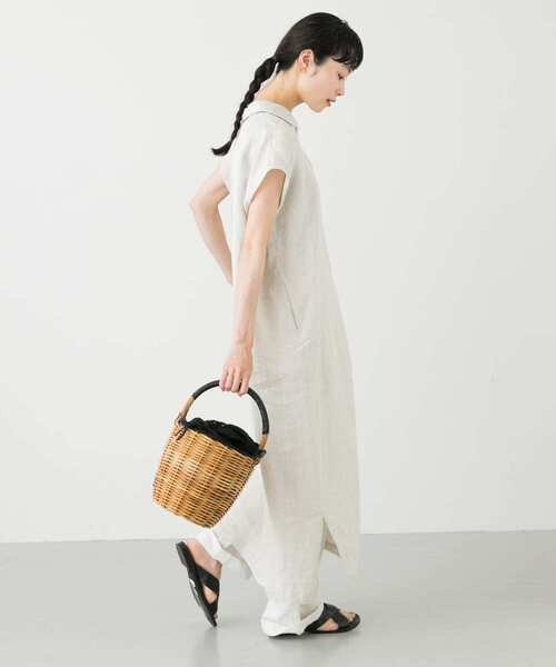 かぐれ（カグレ）の「リネンスキッパーワンピース（ワンピース）」 - WEAR