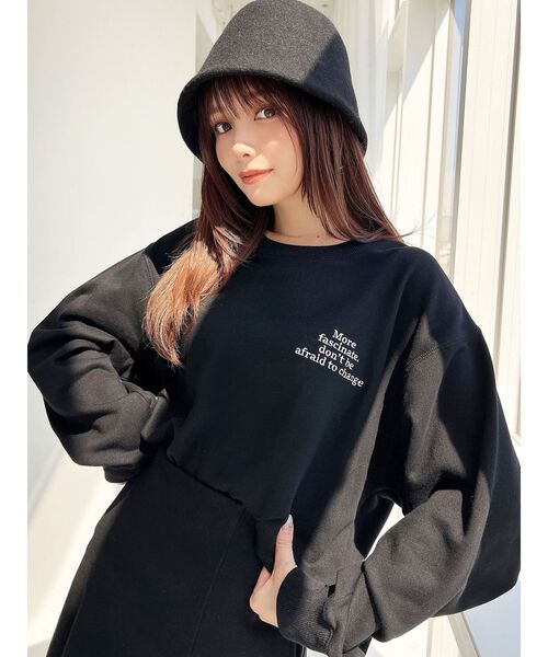 RESEXXY（リゼクシー）の「ウールミックスベルハット（ハット・レディース・ブラック/ベージュ・FREE）」の6枚目の写真