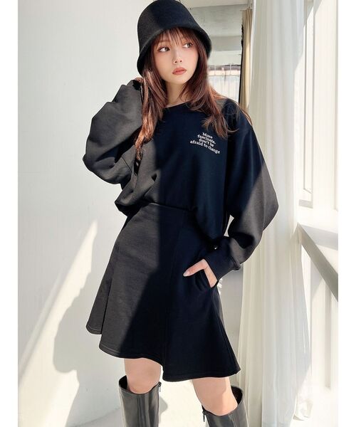 RESEXXY（リゼクシー）の「ウールミックスベルハット（ハット・レディース・ブラック/ベージュ・FREE）」の7枚目の写真