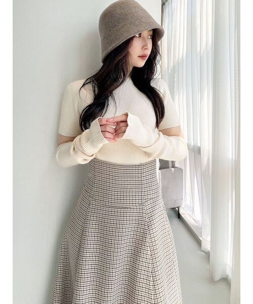 RESEXXY（リゼクシー）の「ウールミックスベルハット（ハット・レディース・ブラック/ベージュ・FREE）」の8枚目の写真