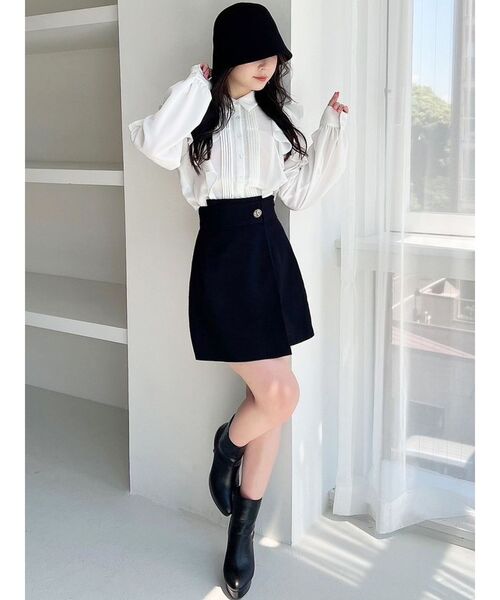 RESEXXY（リゼクシー）の「ウールミックスベルハット（ハット・レディース・ブラック/ベージュ・FREE）」の16枚目の写真