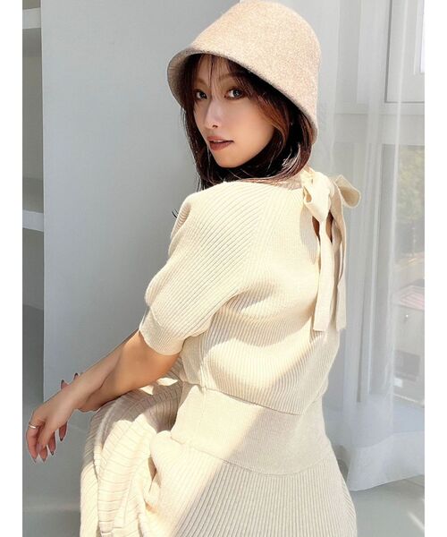 RESEXXY（リゼクシー）の「ウールミックスベルハット（ハット・レディース・ブラック/ベージュ・FREE）」の17枚目の写真