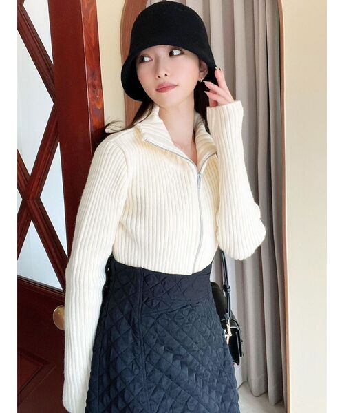 RESEXXY（リゼクシー）の「ウールミックスベルハット（ハット・レディース・ブラック/ベージュ・FREE）」の3枚目の写真