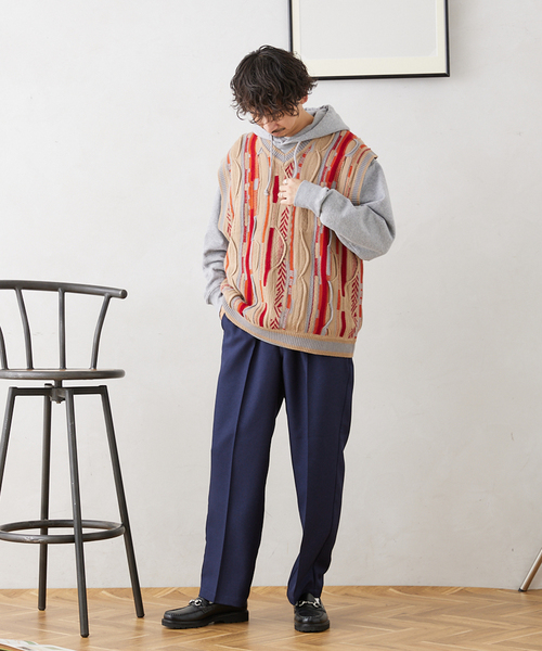 【未使用品】 relume CALIFORNIA 3Dニットベスト JOURNAL STANDARD relume（ジャーナルスタンダード レリューム）の