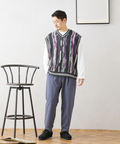 【未使用品】 relume CALIFORNIA 3Dニットベスト JOURNAL STANDARD relume（ジャーナルスタンダード レリューム）の