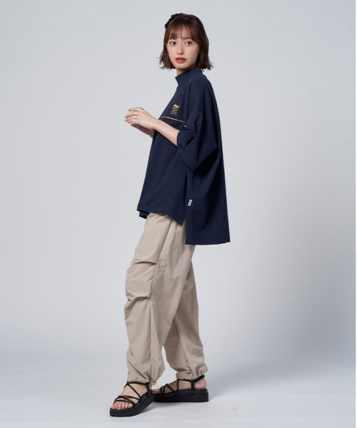 FILA（フィラ）の「【FILA】モックネックＴシャツ（Tシャツ/カットソー・レディース・ネイビー/ホワイト・L/M）」の16枚目の写真