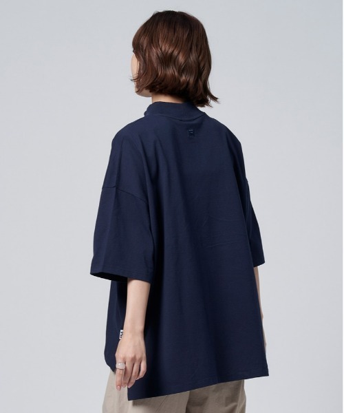 FILA（フィラ）の「【FILA】モックネックＴシャツ（Tシャツ/カットソー・レディース・ネイビー/ホワイト・L/M）」の15枚目の写真