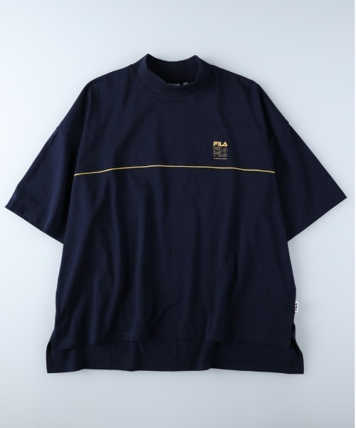 FILA（フィラ）の「【FILA】モックネックＴシャツ（Tシャツ/カットソー・レディース・ネイビー/ホワイト・L/M）」の10枚目の写真