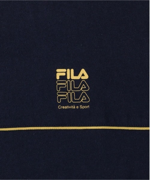 FILA（フィラ）の「【FILA】モックネックＴシャツ（Tシャツ/カットソー・レディース・ネイビー/ホワイト・L/M）」の7枚目の写真