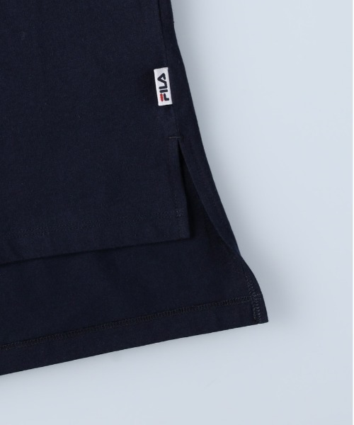 FILA（フィラ）の「【FILA】モックネックＴシャツ（Tシャツ/カットソー・レディース・ネイビー/ホワイト・L/M）」の4枚目の写真