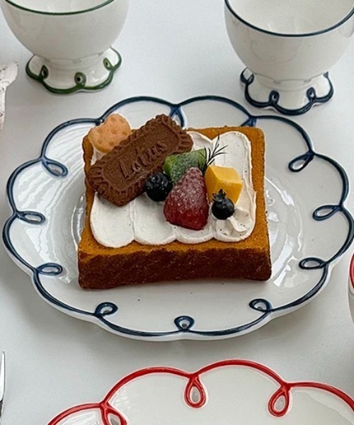 レトロフリルラインプレート（食器）｜Made in I（メイドインアイ）の