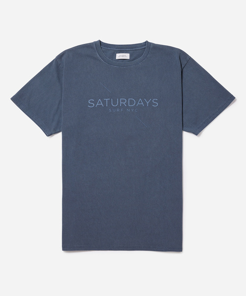 Saturdays NYC(サタデーズ ニューヨークシティ )の「Pigment Surf Tee(Tシャツ/カットソー・メンズ・ホワイト/ネイビー/ブラック・L/M/S/XL)」の3枚目の写真
